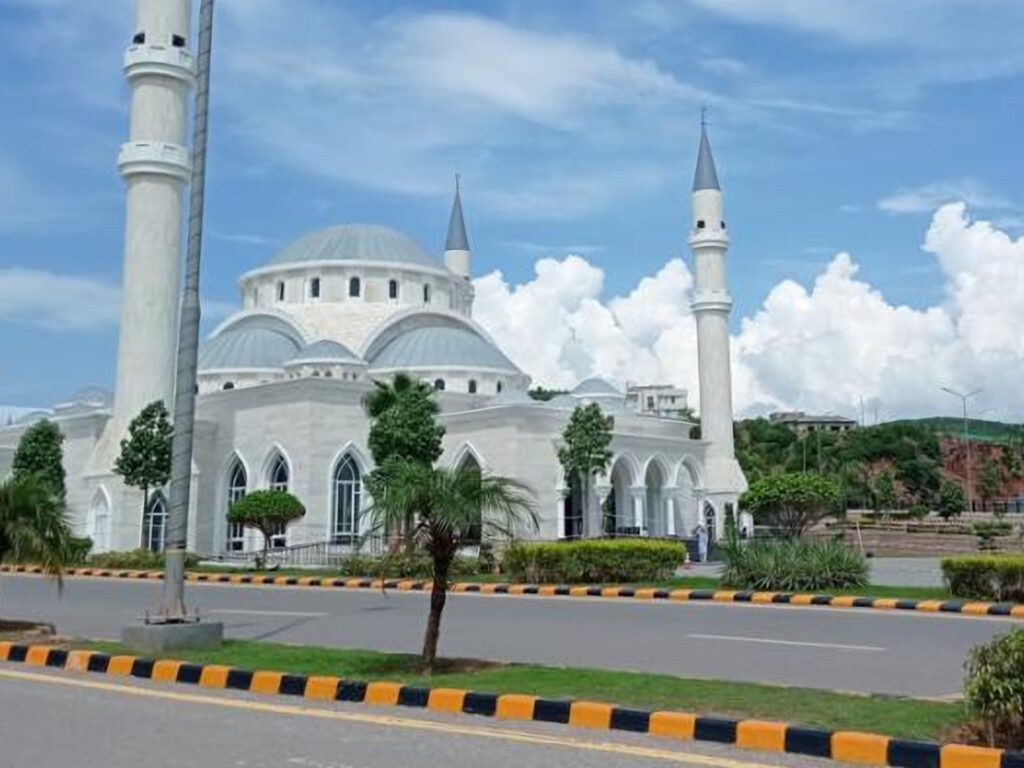 Mosque domes and minarets